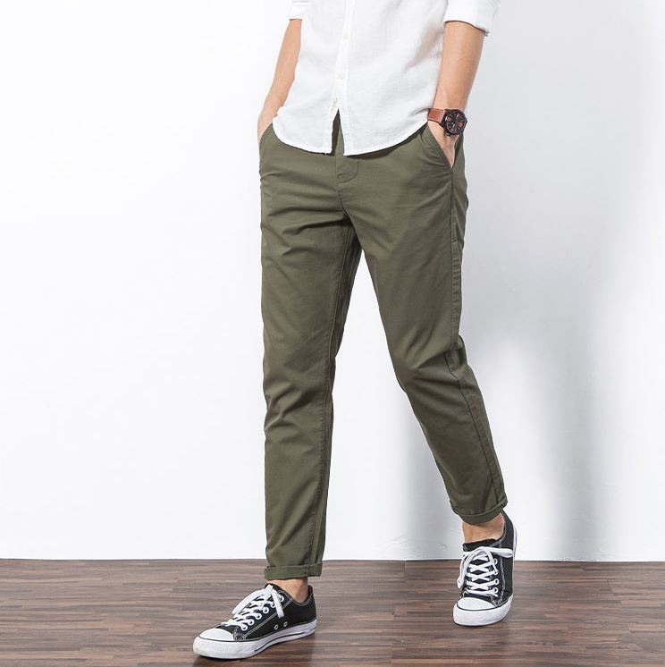 Men's Green Cotton Jeans – Effortless Style & All-Day Comfort!