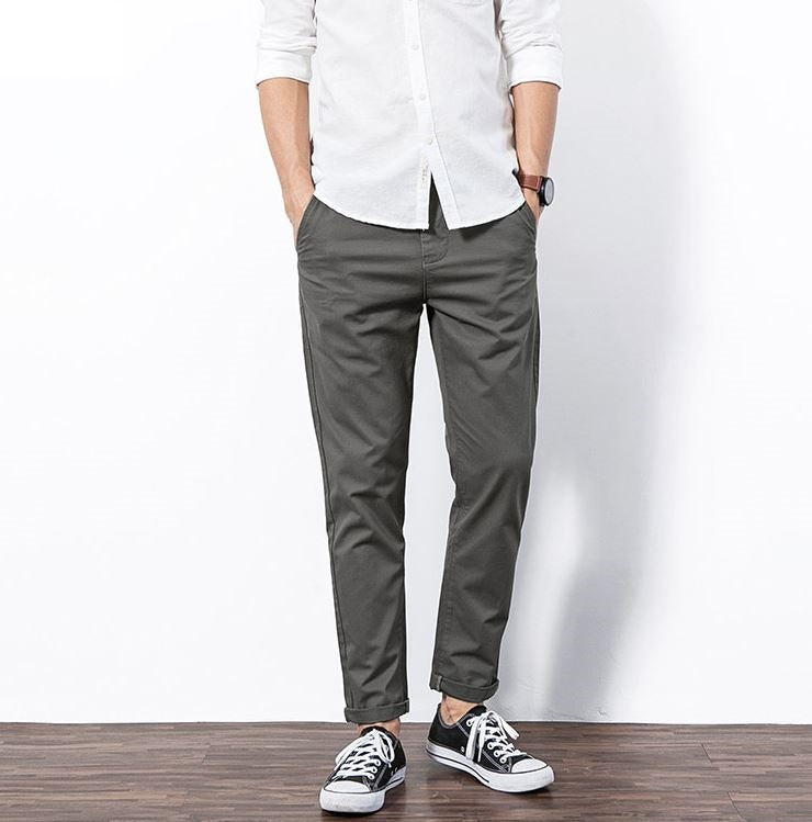 Men's Grey Cotton Jeans – Effortless Style & All-Day Comfort!