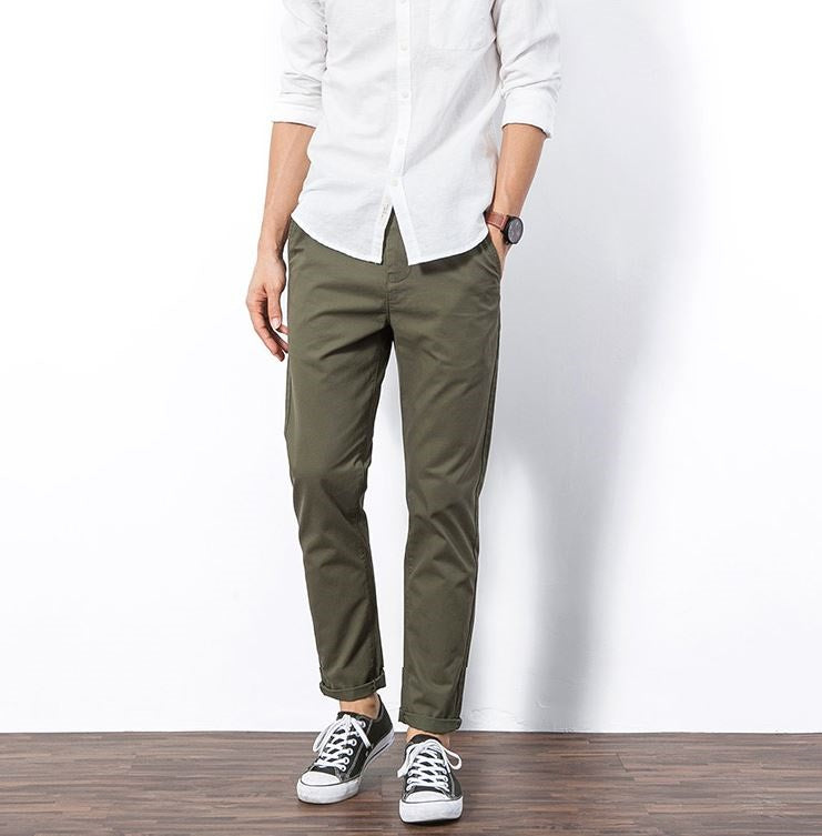 Men's Green Cotton Jeans – Effortless Style & All-Day Comfort!