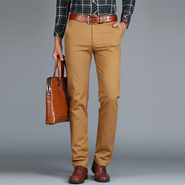 Men's Camel Cotton Jeans – Effortless Style & All-Day Comfort!