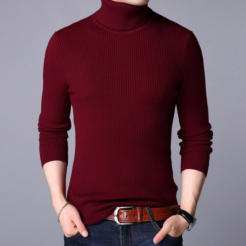 High Neck for Men in Maroon color | Stretchable and Stylish