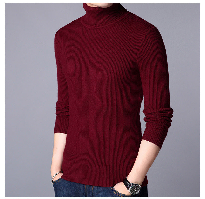 High Neck for Men in Maroon color | Stretchable and Stylish