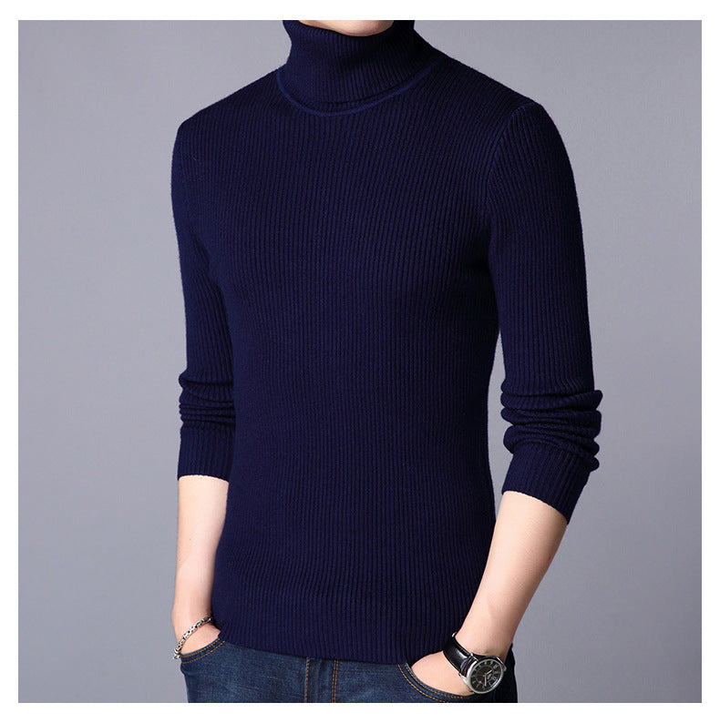 High Neck for Men in Blue color | Stretchable and Stylish